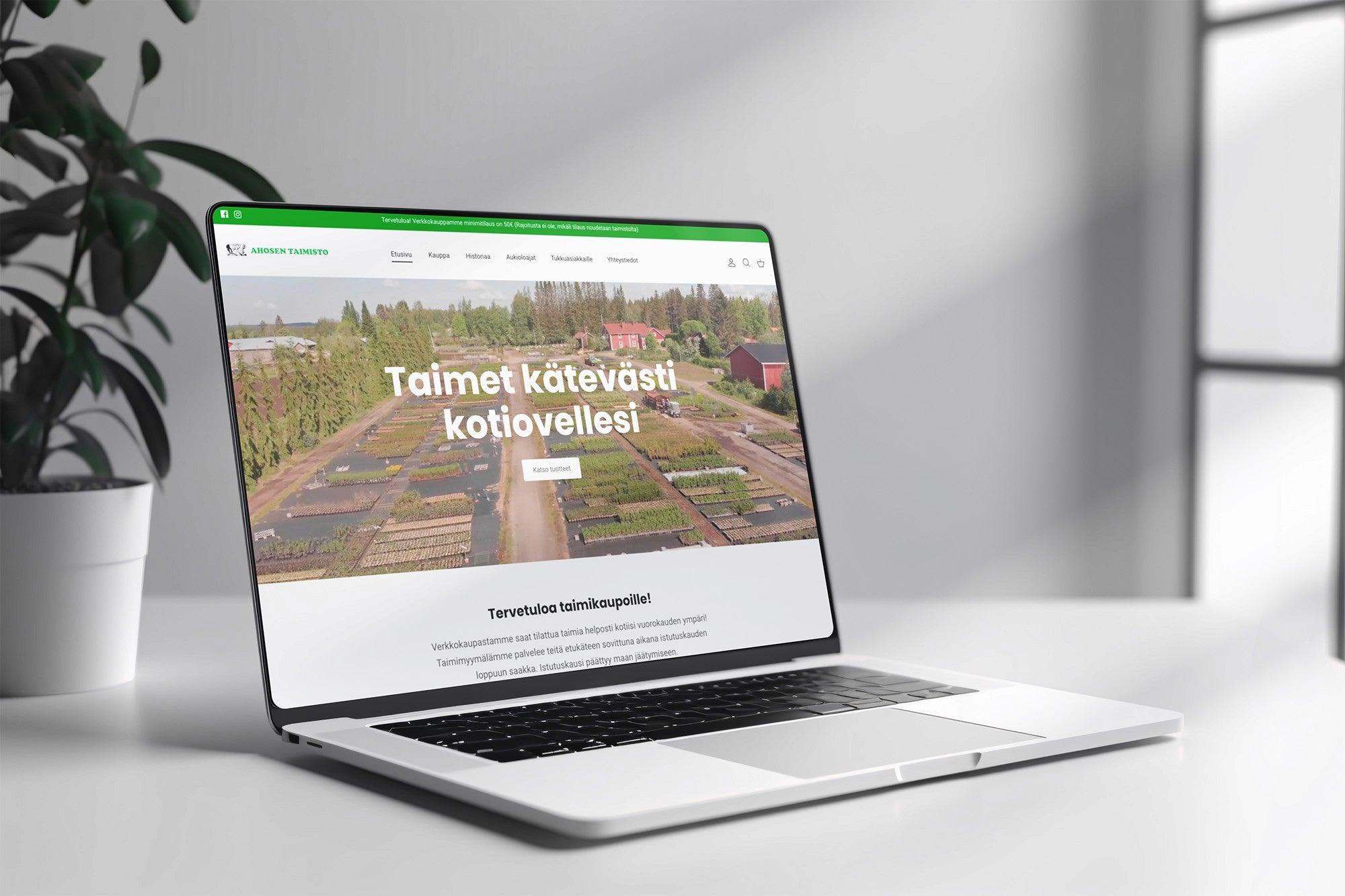Ahosen Taimisto: Taimia 11x mainostuotolla - Yli tavoitteiden - Growly Oy